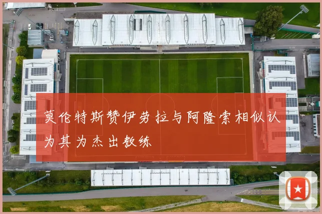 莫伦特斯赞伊劳拉与阿隆索相似认为其为杰出教练